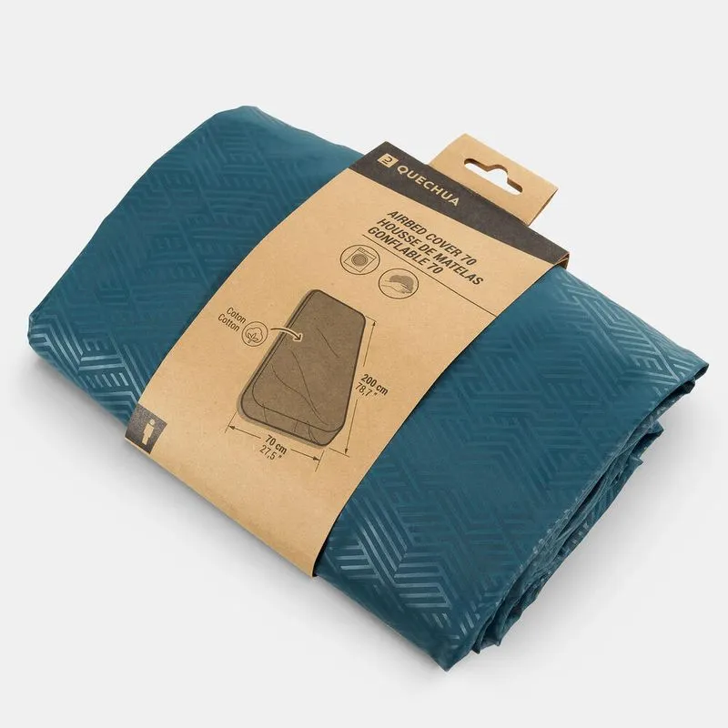 Capa para Colchão de Camping Insuflável 70cm Quechua Azul - TAMANHO ÚNICO