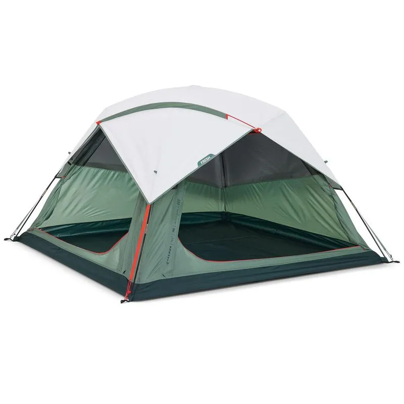 Barraca de Camping 3 Pessoas MH100 Ultra Fresh Quechua Verde - UNICO