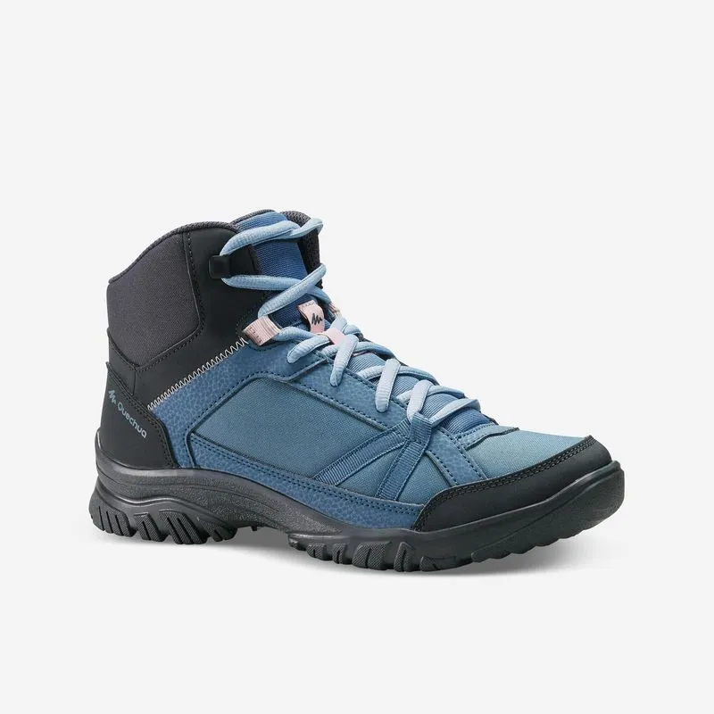 Botas de Caminhada na Natureza NH100 Mulher - Bordeaux, BR 35
