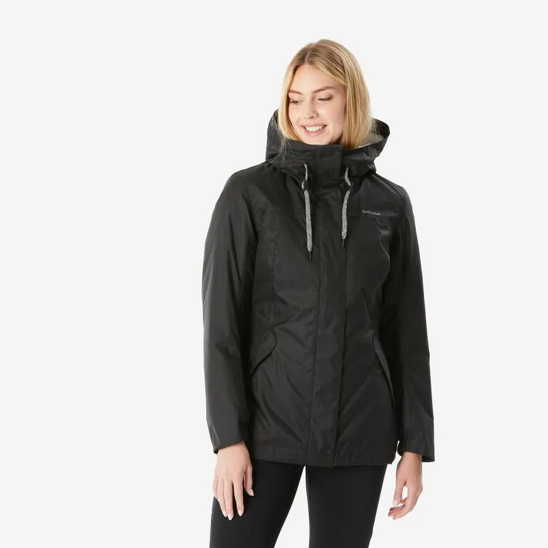 Casaco de Inverno Impermeável de Caminhada Mulher SH500 -10°C, P