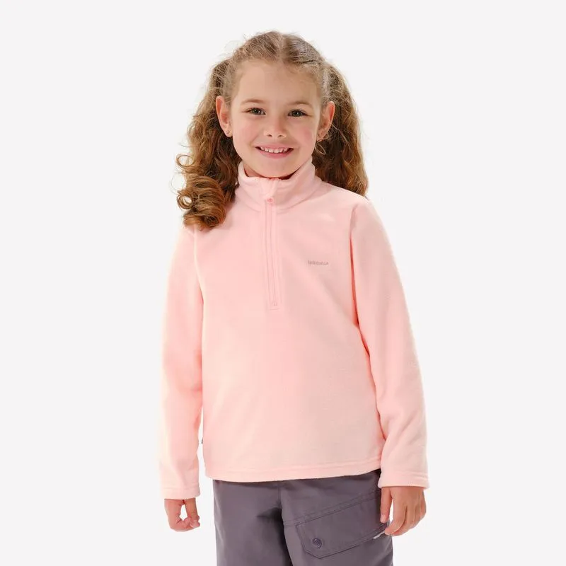 Blusa Fleece Infantil de Trilha MH100 Rosa - 2 ANOS