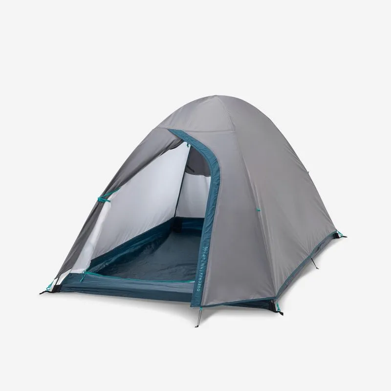 Barraca de Camping Para 2 Pessoas MH100 Quechua Cinza, UNICO