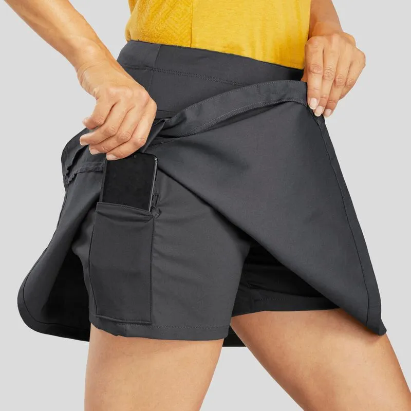 Shorts Saia Feminina de Trilha NH500 Quechua Cinza - 42