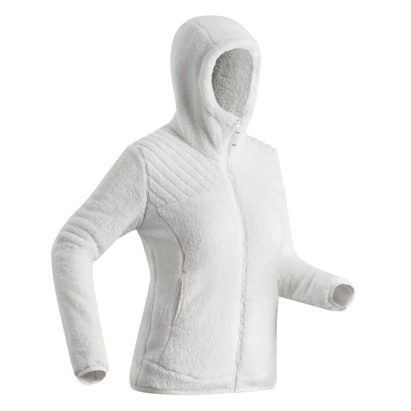 BLUSA FLEECE FEMININA DE TRILHA SH100 U-WARM SH100 ULTRA-WARM W FLEECE WHITE, XS
