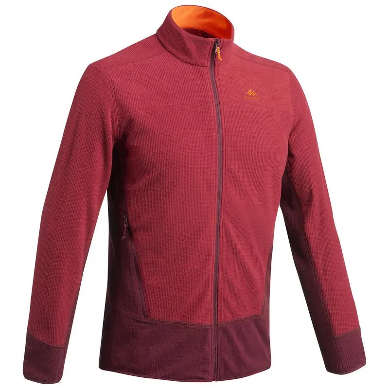 Blusa fleece masculina de trilha MH520 Vinho MH520 M FLEECE BURGUNDY, S