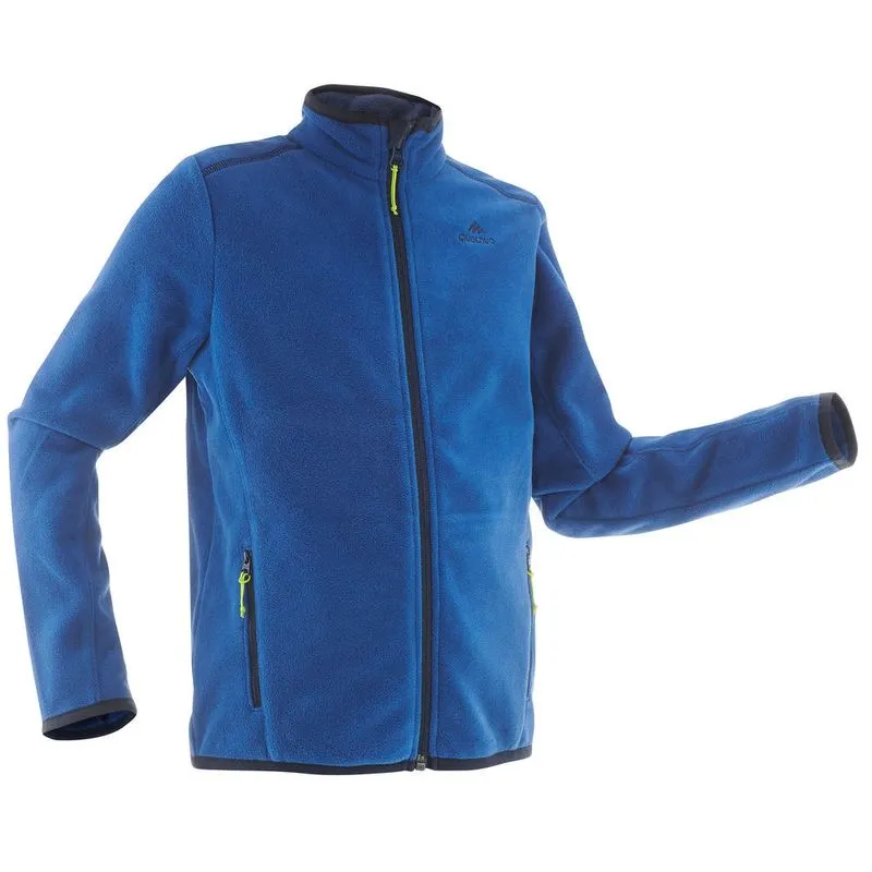 Blusa Fleece Térmica com Zíper Infantil Azul - 8 ANOS - 9 ANOS