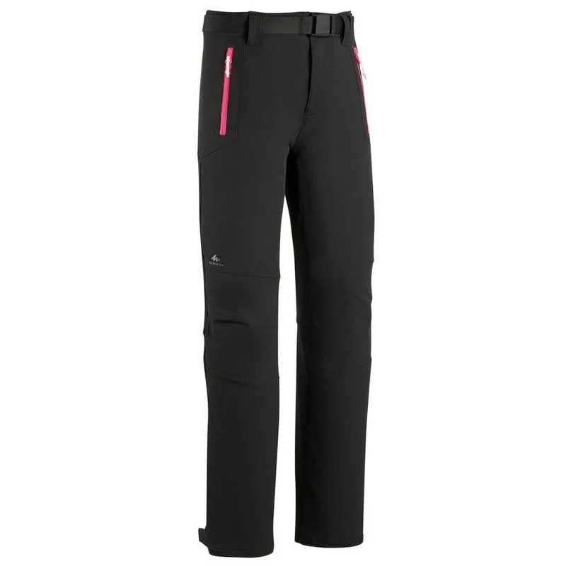 CALÇA INFANTIL DE TRILHA MH500 Preto PANT MH550 TW BLACK GIR, 149-159CM12-13Y