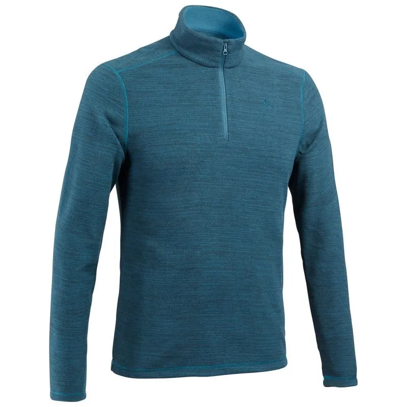 Blusa fleece masculina de trilha MH100 Azul MH100 M FLEECE MOTTLED BLUE, L