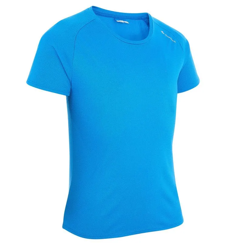 Camiseta Infantil Trilha Mh500 Quechua Azul - azul-claro - 8 ANOS