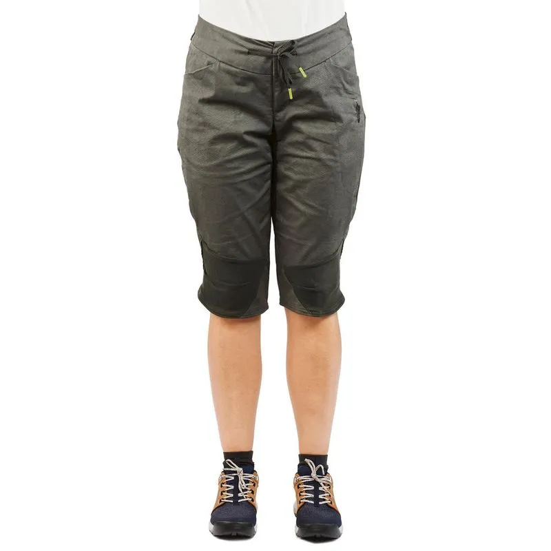CALÇA CAPRI FEMININA DE TRILHA NH500 Cinza NH500 W BERMUDA SHORTS GR, UK 16 - EU 44