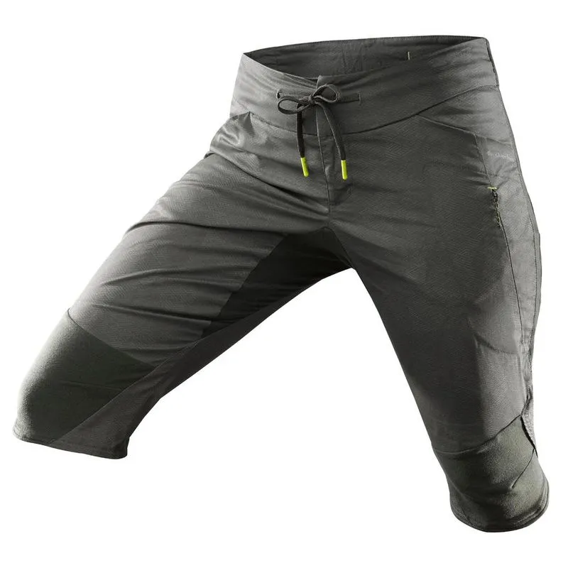 CALÇA CAPRI FEMININA DE TRILHA NH500 Cinza NH500 W BERMUDA SHORTS GR, UK 22 - EU 48