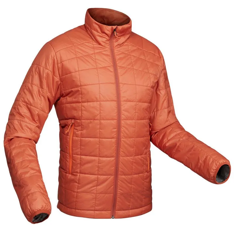 Jaqueta masculina de trekking sem capuz Trek100 TREK 100 M INSULATED JACKET DKS, XS