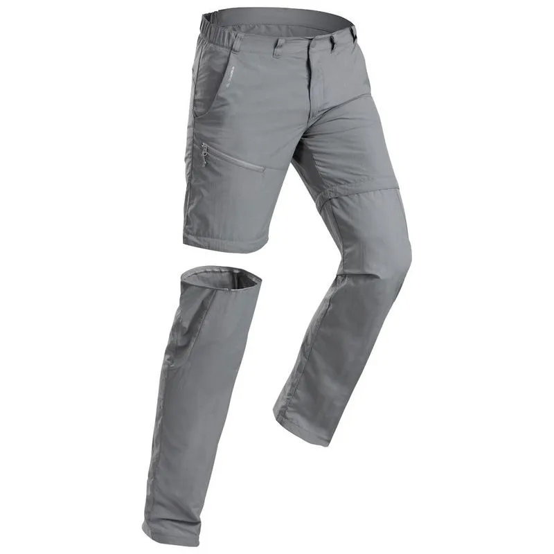 Calça Masculina de Trilha Mh150 Cinza - cinza-asfalto - 44