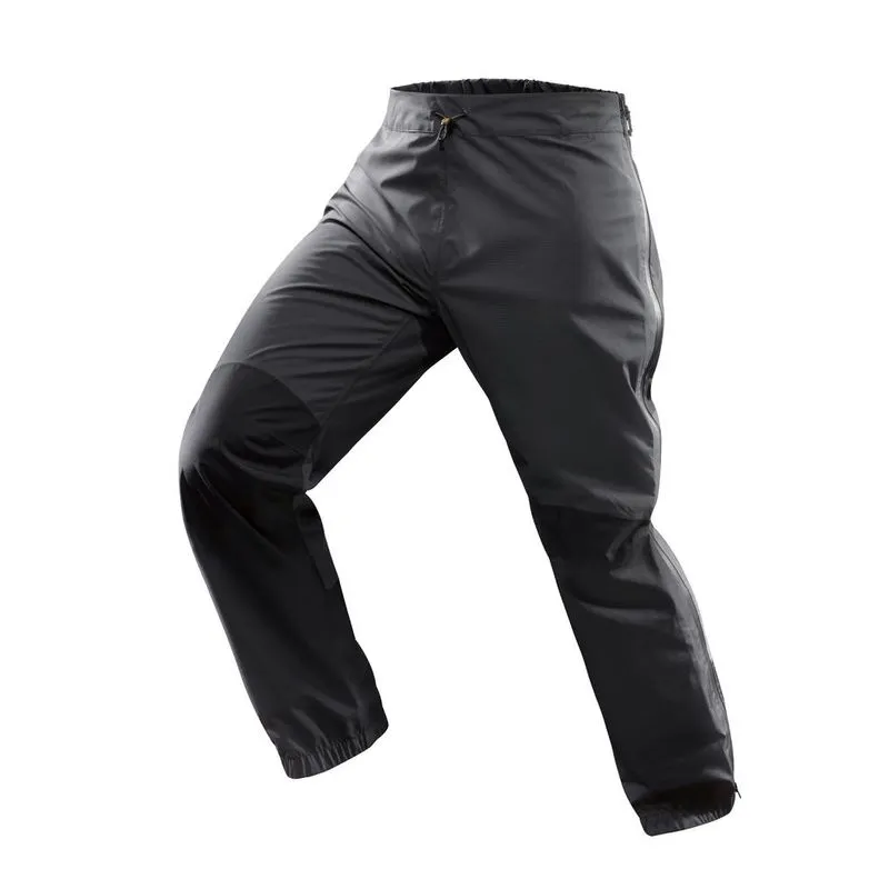 Calça Masculina de Trekking Impermeável Trek500 Cinza