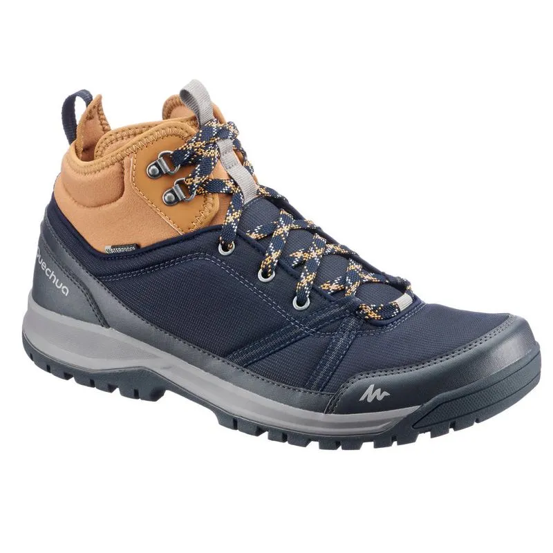 BOTA MASCULINA DE TRILHA IMPERMEÁVEL NH150 MID Asphalt-blue SHOES NH300 WP MID M BLUE, UK 11 - EU 46