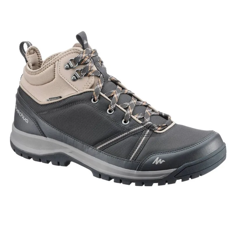 BOTA MASCULINA DE TRILHA IMPERMEÁVEL NH150 MID Preto SHOES NH300 WP MID M BL, UK 12.5 - EU 48