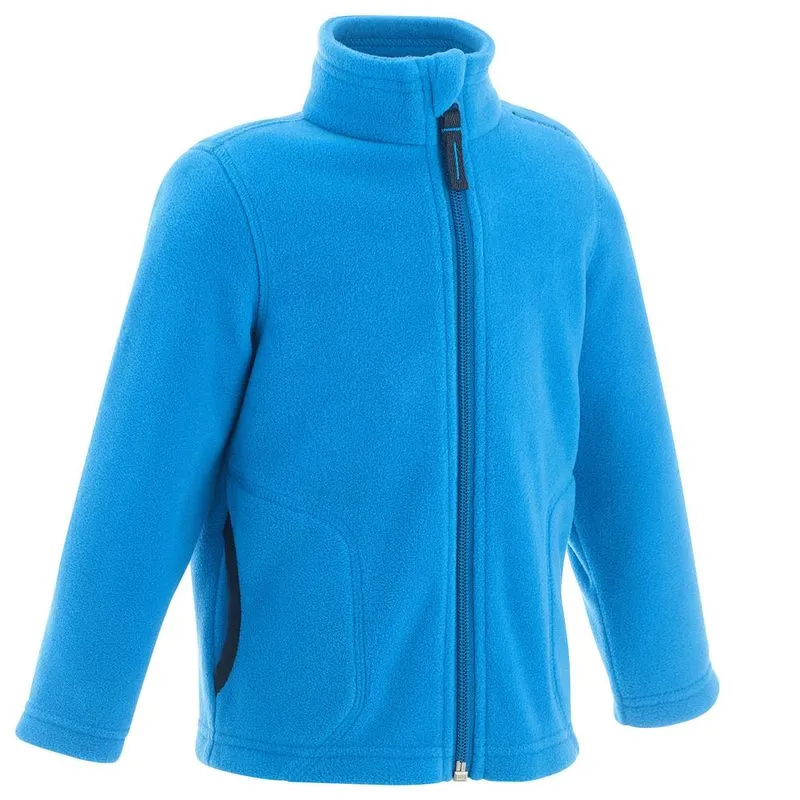 Casaco Polar de Caminhada Criança MH150 Azul FLCE HIKE 150 KID BOY BLUE, 3 YEARS