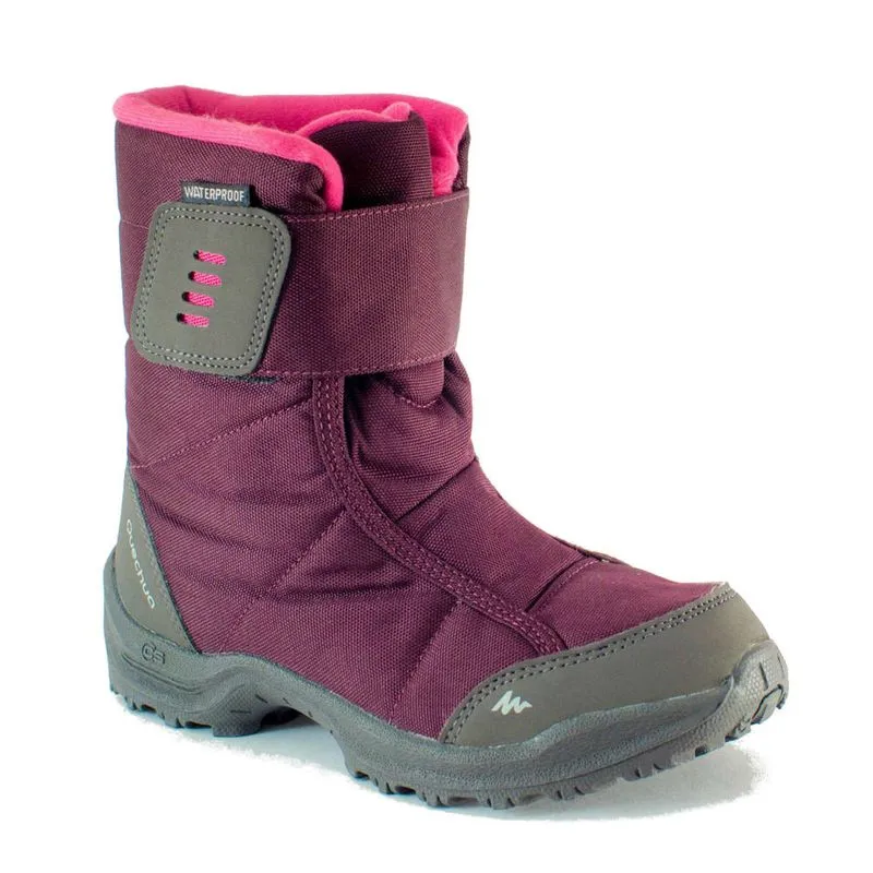 Bota Infantil de Trilha Hiking 500 Quechua Roxo BOOTS SH100 XWARM JU, EU 25 UK 7.5 US 8