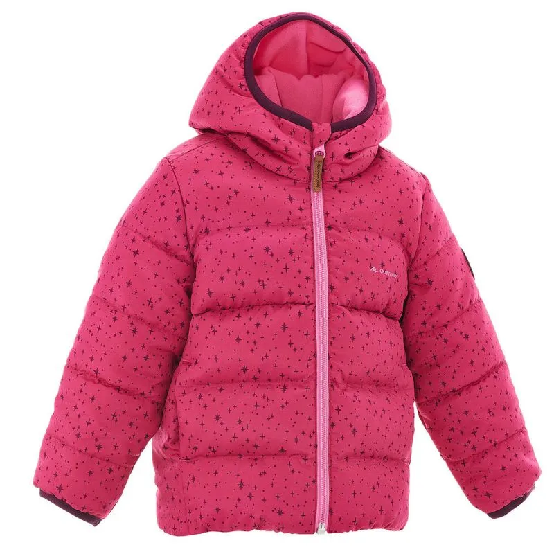 Jaqueta de trilha infantil acolchoada X-Warm Quechua Padd jkt x-warm kid ao kj pink " 5 years