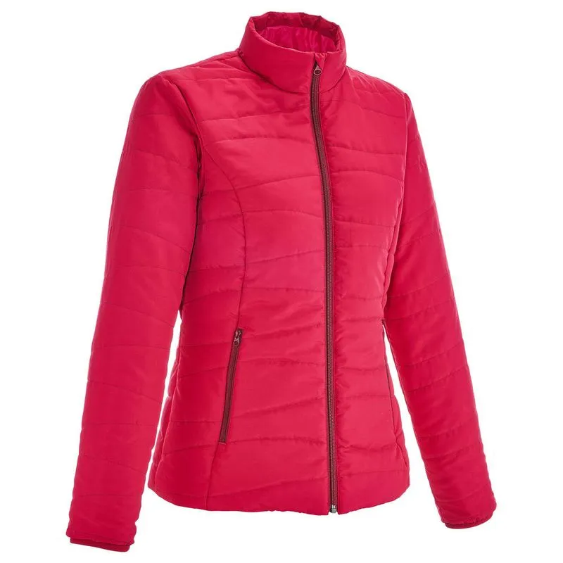 Jaqueta Feminina de Trekking Térmica Quechua Rosa PADDED JACKET NH100 W PINK, M