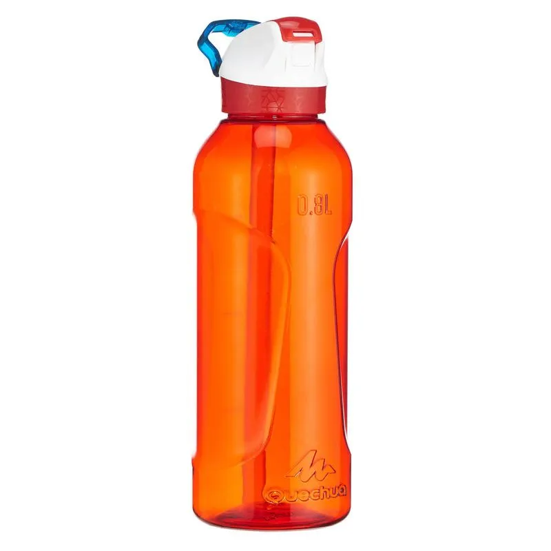 Garrafa de trilha ou trekking 900 0,8L Tritan Quechua BOTTLE0,8L PIPETTETRITAN RED, .
