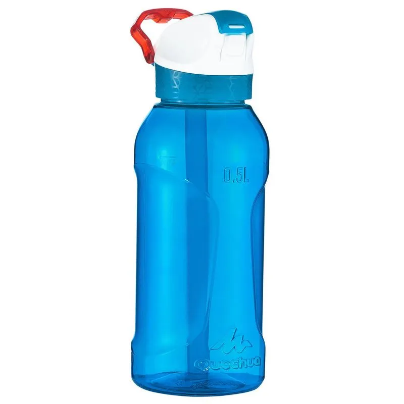 Garrafa de trilha ou trekking 900 0,5L Tritan Quechua BOTTLE 0,5L PIPETTETRITAN BLUE, .