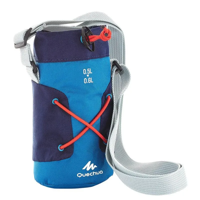 Bolsa Isotérmica de trilha / trekking para garrafas 0,5 0,6 Litros Quechua ISO COVER 0,6L SS16 BLUE, .