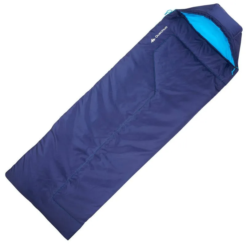 Saco de dormir de trilha Forclaz 10° Forclaz Azul-escuro FORCLAZ 10° BLUE RIGHT, L