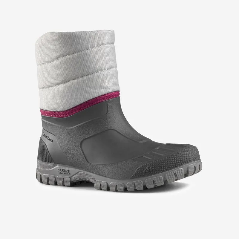 Botas de Caminhada Neve/Tempo Frio Quentes Impermeáveis Mulher SH100 Mid, 34/35 BR