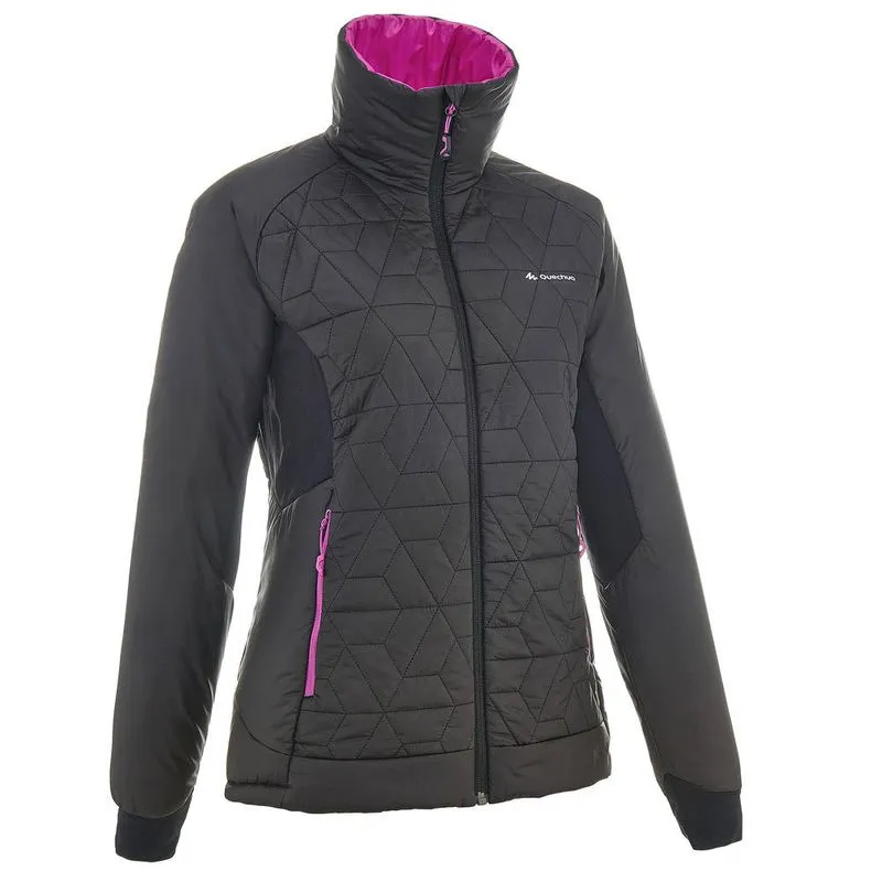 Jaqueta feminina de trekking Top Light Preta PADDED JACKET TOPLIGHT L BLACK, XL