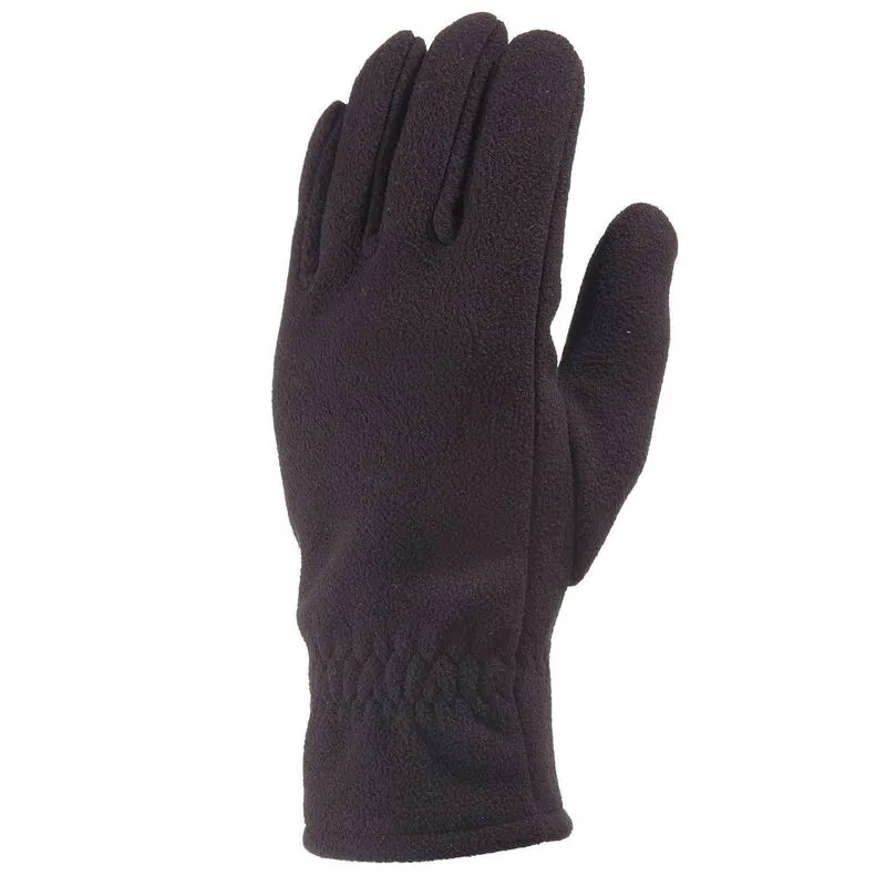 Luva adulto de Trilha e trekking Forclaz 100 Wind EXPLOR GLOVE 500 BLACK, L