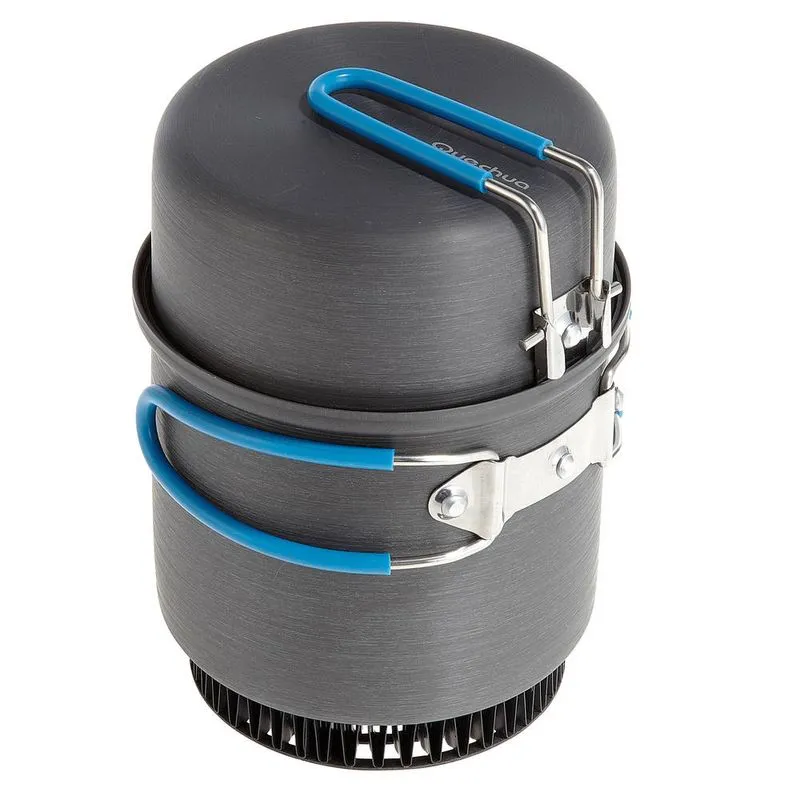 Panela de camping alumínio 0,8L Quechua COOK SET HIKING 1P, .