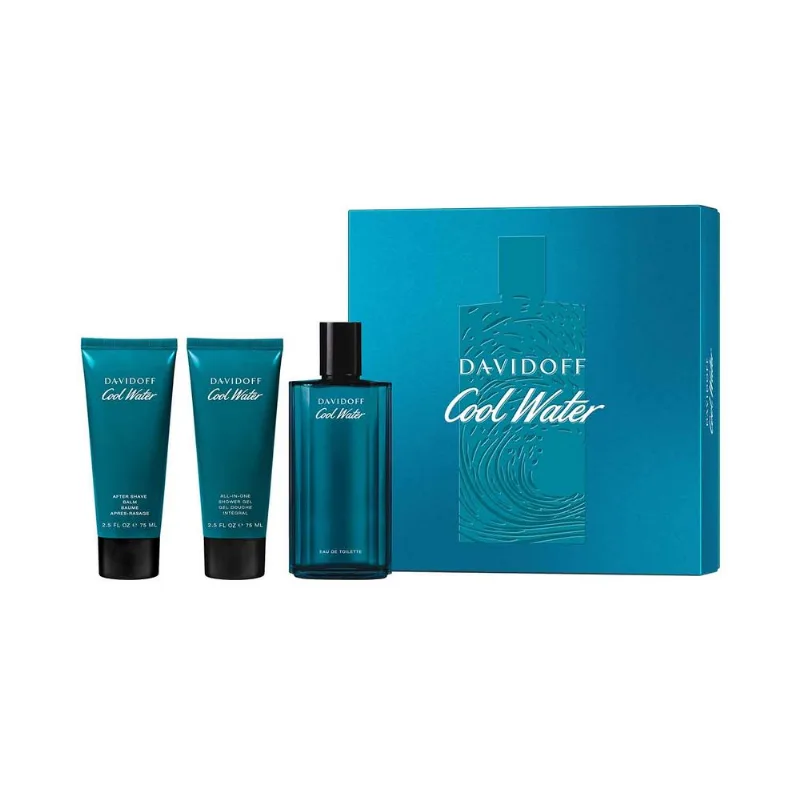 Davidoff Cool Water EDT 125 ml + Shower Gel y After Shave