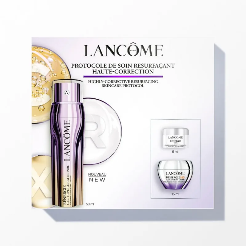 Set Rénergie C.R.x Triple Serum Retinol 3 Unid