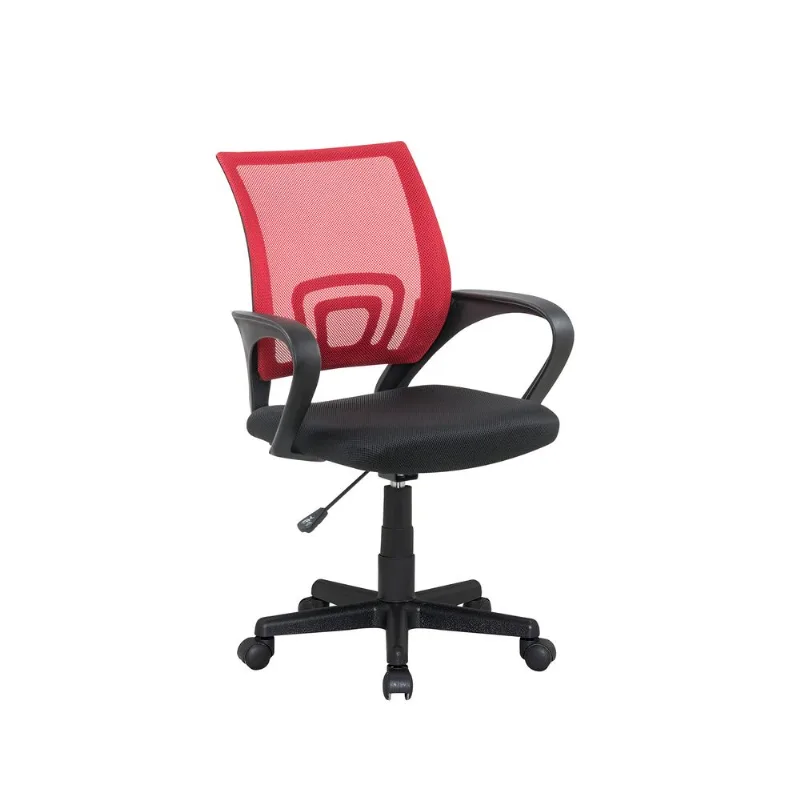 Sillón de oficina Carrefour Home rojo