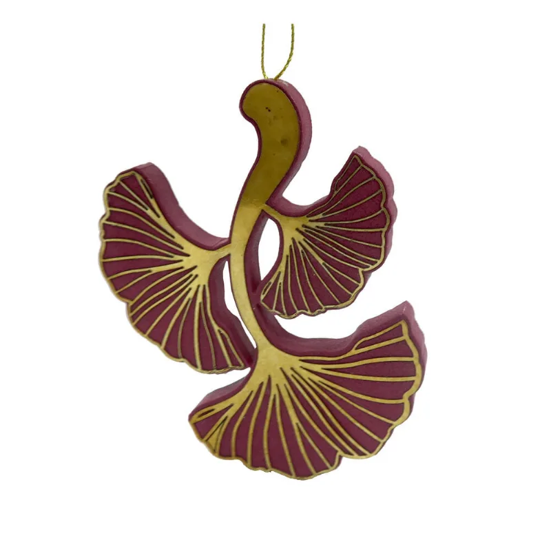 Jungle adorno gingko hojas mov eva 12cm