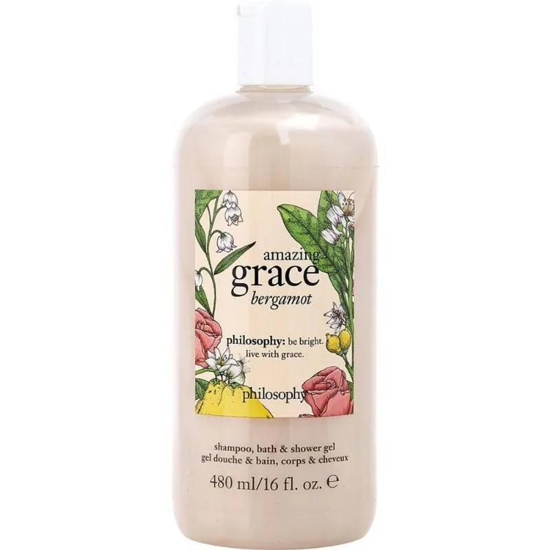 Gel De Banho Feminino Philosophy Amazing Grace Bergamot 480 Ml