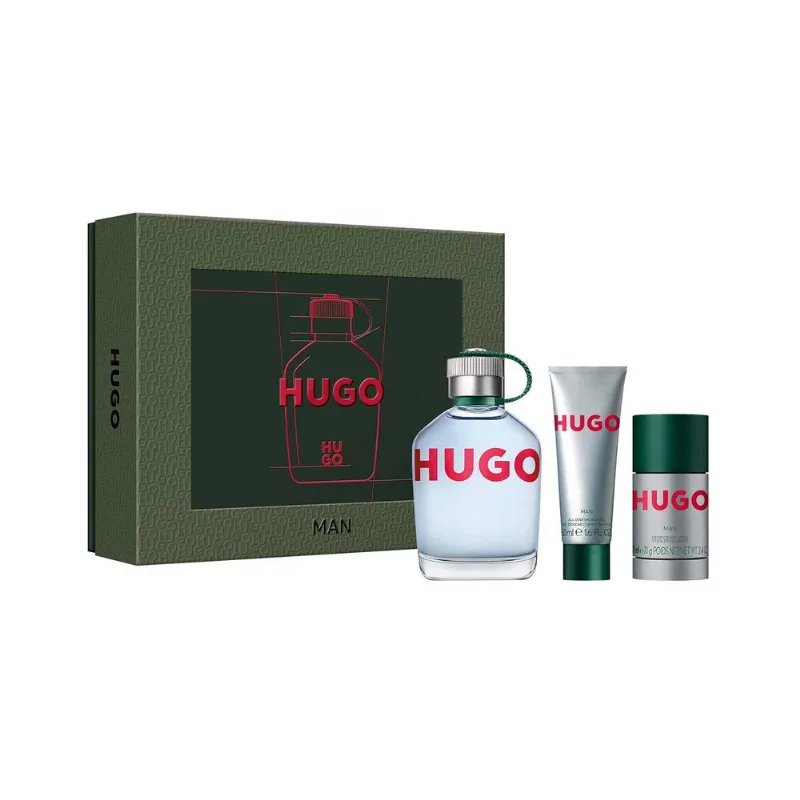Hugo EDT 125 ml + Shower Gel + Deo