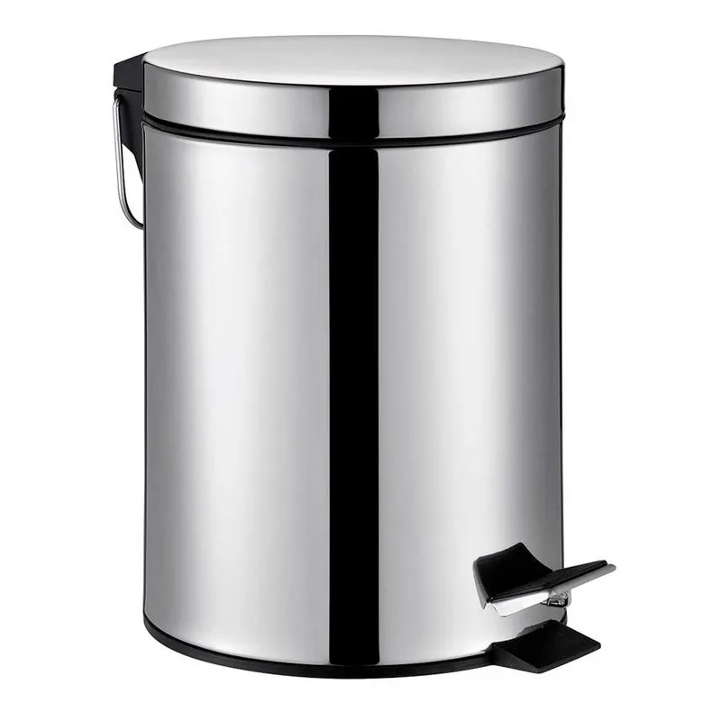Lixeira com Pedal 5 Litros Carrefour Home Inox HO223193
