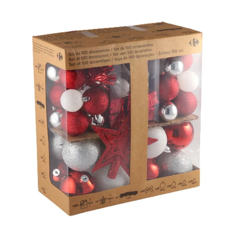 Set bochas roja, plata y blanca
