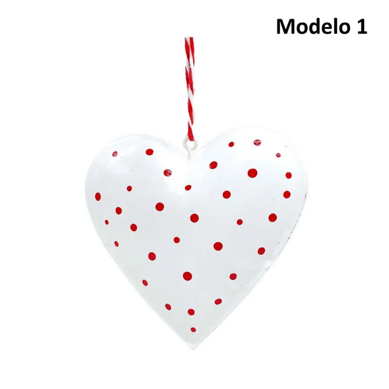 Adorno corazón/estrella 9x9x0.5 cm (Modelos Surtidos)