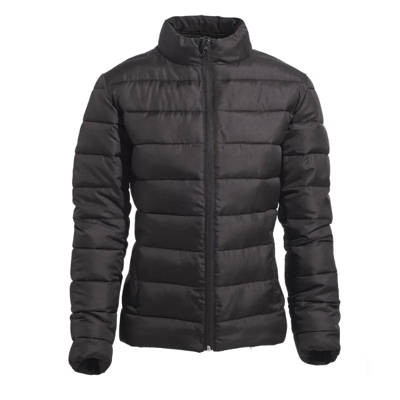 Campera canelón Tex mujer negro talle 44