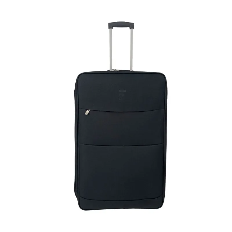 Valija tela plegable Sans Marque negra 75x45x28 cm OD152595