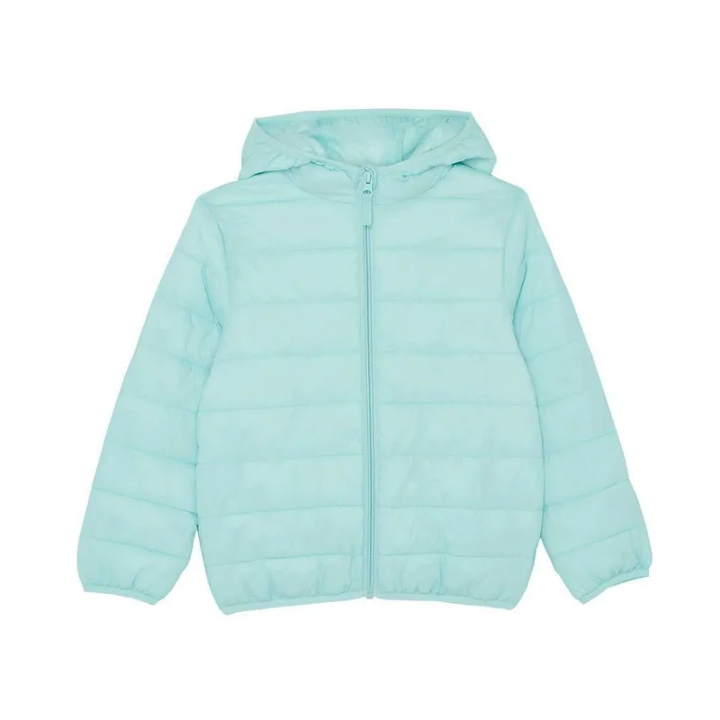 Campera Tex canelon lisa Campera Tex canelón lisa talle 8 turquesa