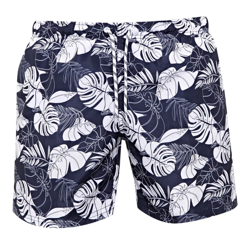 Short de baño Tex flores talle L marino