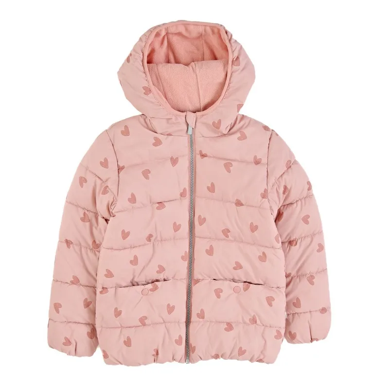 Campera Tex aop con capucha talle 11-12 años rosa