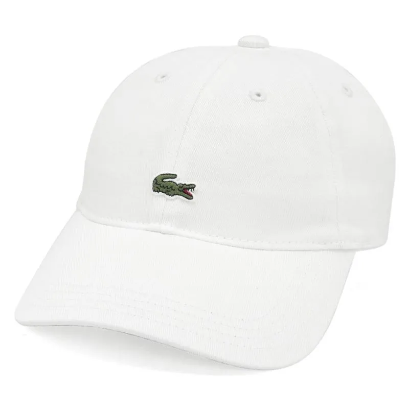 Boné Lacoste RK4312 Core Essentials Sarja Branco