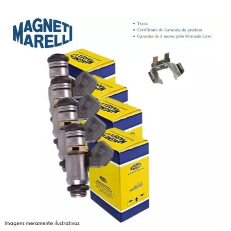 Kit 4 Bicos Injetor Renault Scenic Clio Megane Kangoo Iwp026