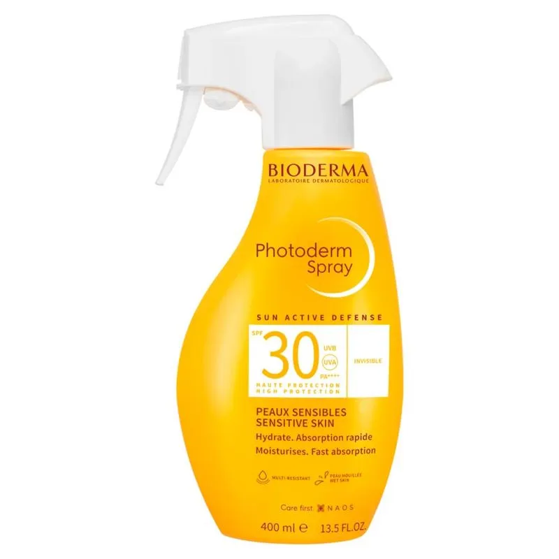 Protetor Solar com Textura Ultra Leve Bioderma - Photoderm Spray FPS 30 400ml