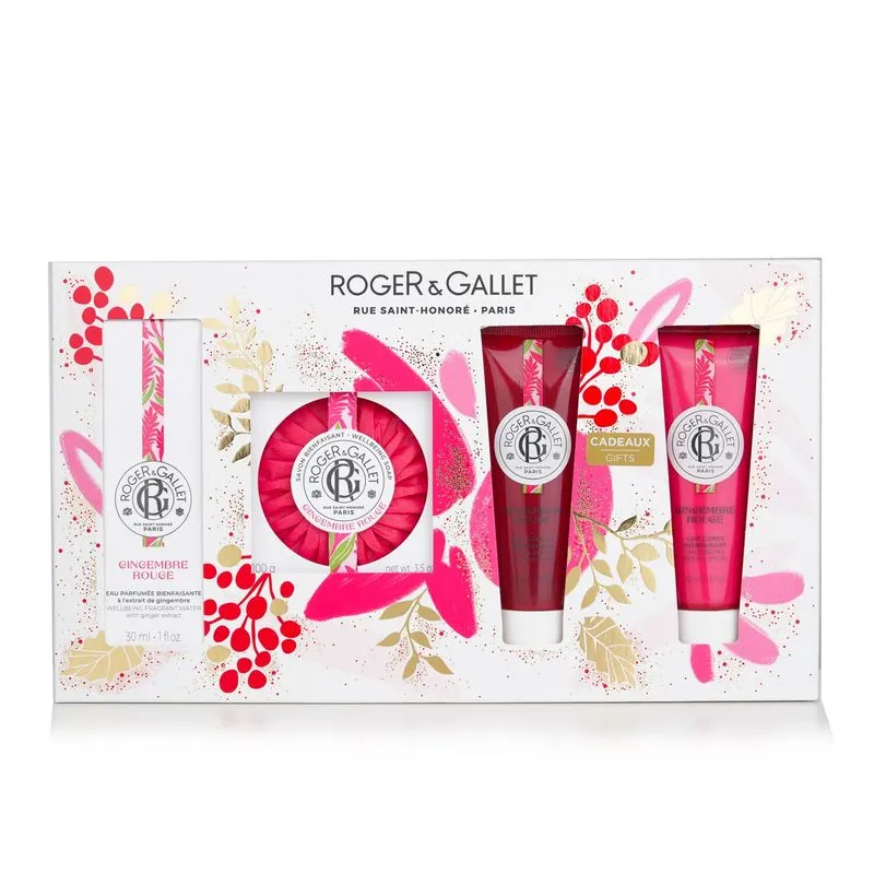 Conjunto De Perfumes Roger & Gallet Gingembre Rouge 4 Unidades